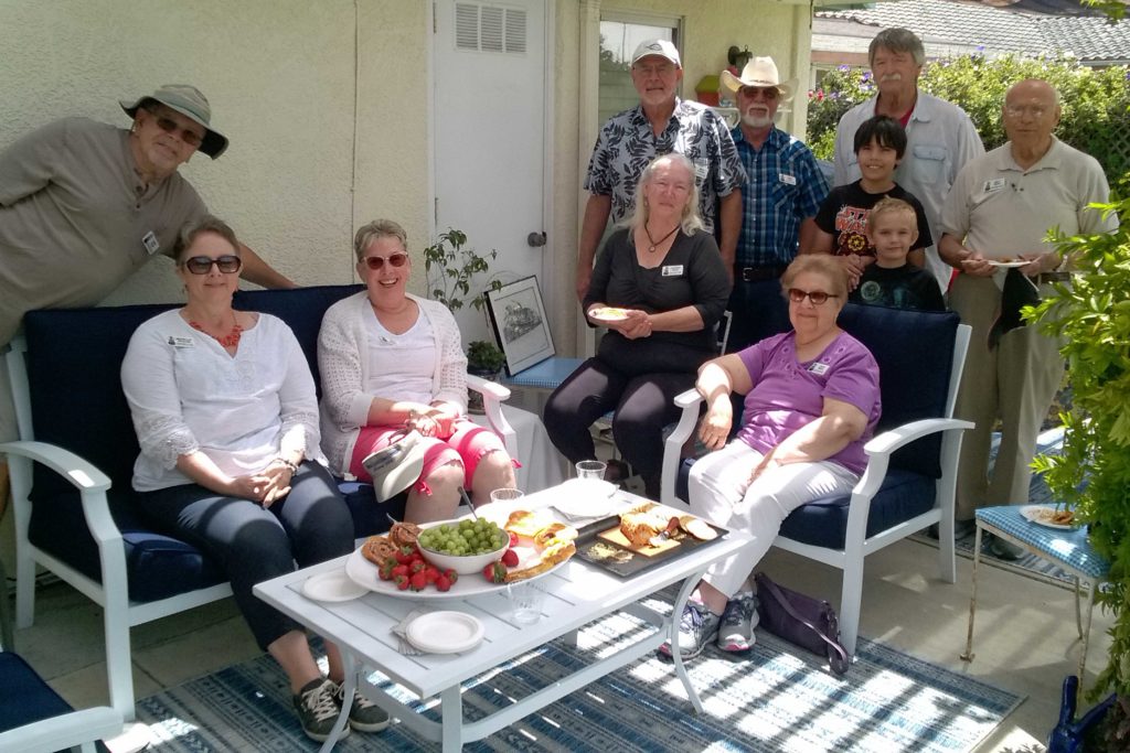 Group image of CCCGRS members attending Monarch & Sand Open House